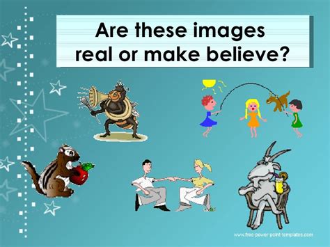 real vs make believe examples in literature